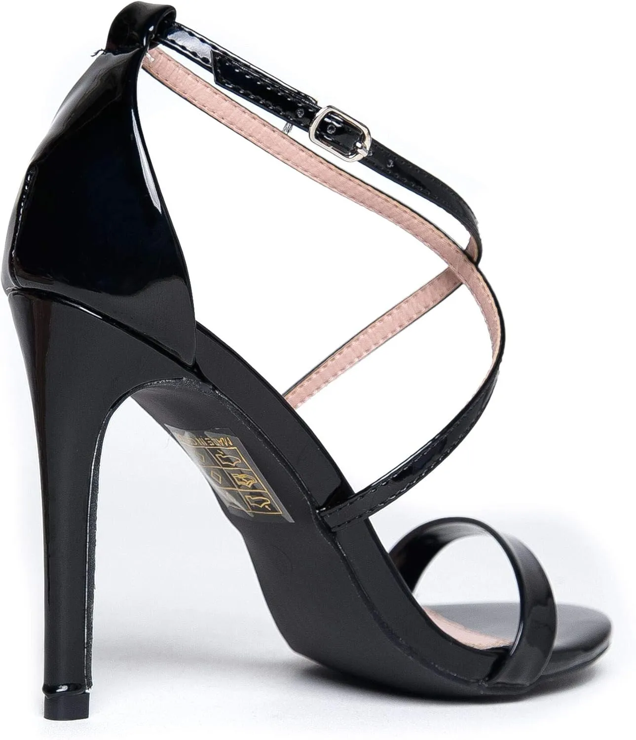 J. Adams Strappy High Heel Sandals – Sexy Comfortable Open Toe Sandal – Dress Wedding Shoe - Bellini
