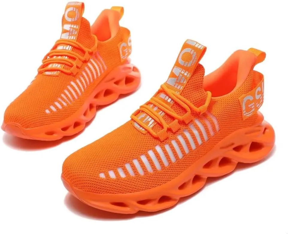 Jakcuz Women's Lace Up Walking Shoes Breathable Ultra Lightweight Sport Casual Ladies Girls Fashion Platform Sneakers