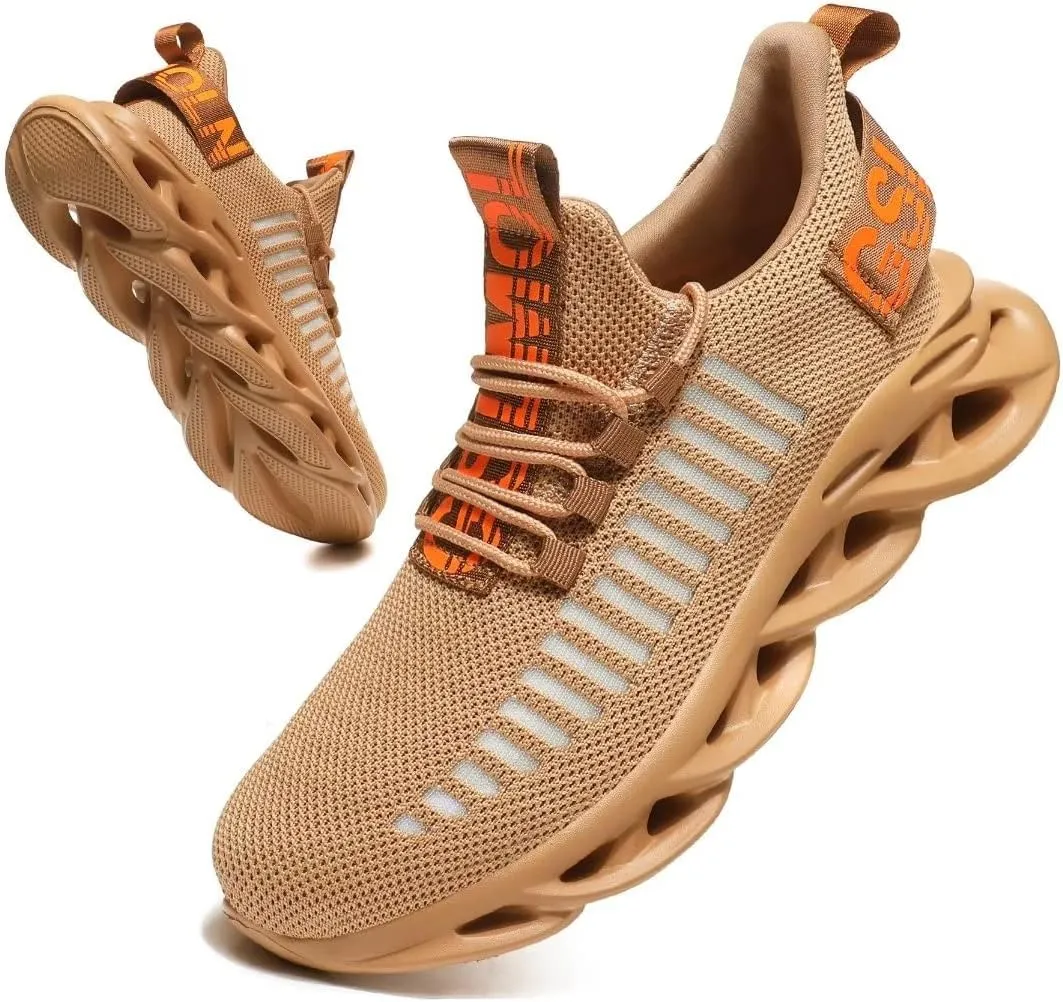 Jakcuz Women's Lace Up Walking Shoes Breathable Ultra Lightweight Sport Casual Ladies Girls Fashion Platform Sneakers