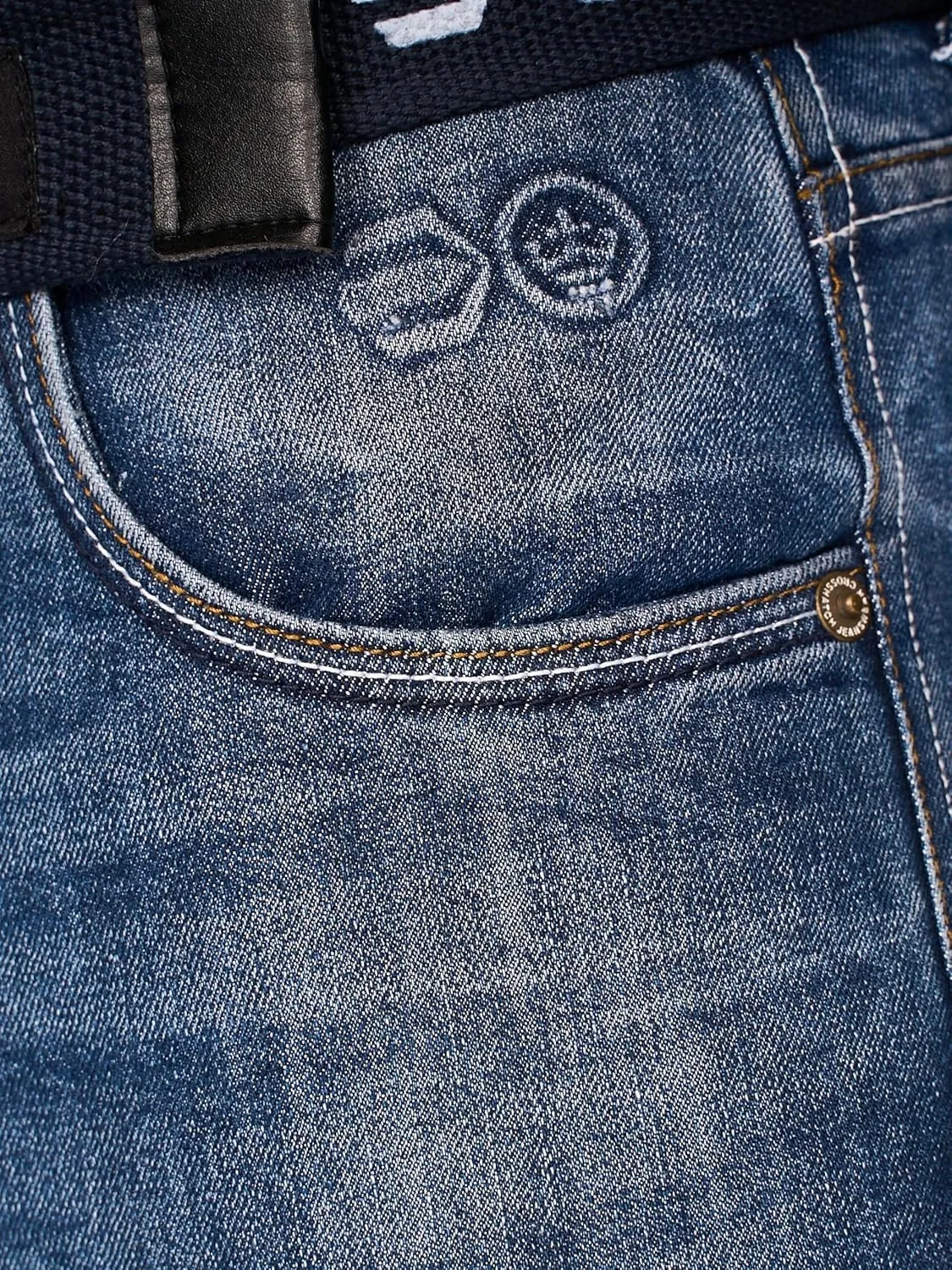 JeanBase Men's Straight Leg Straight Leg Jeans