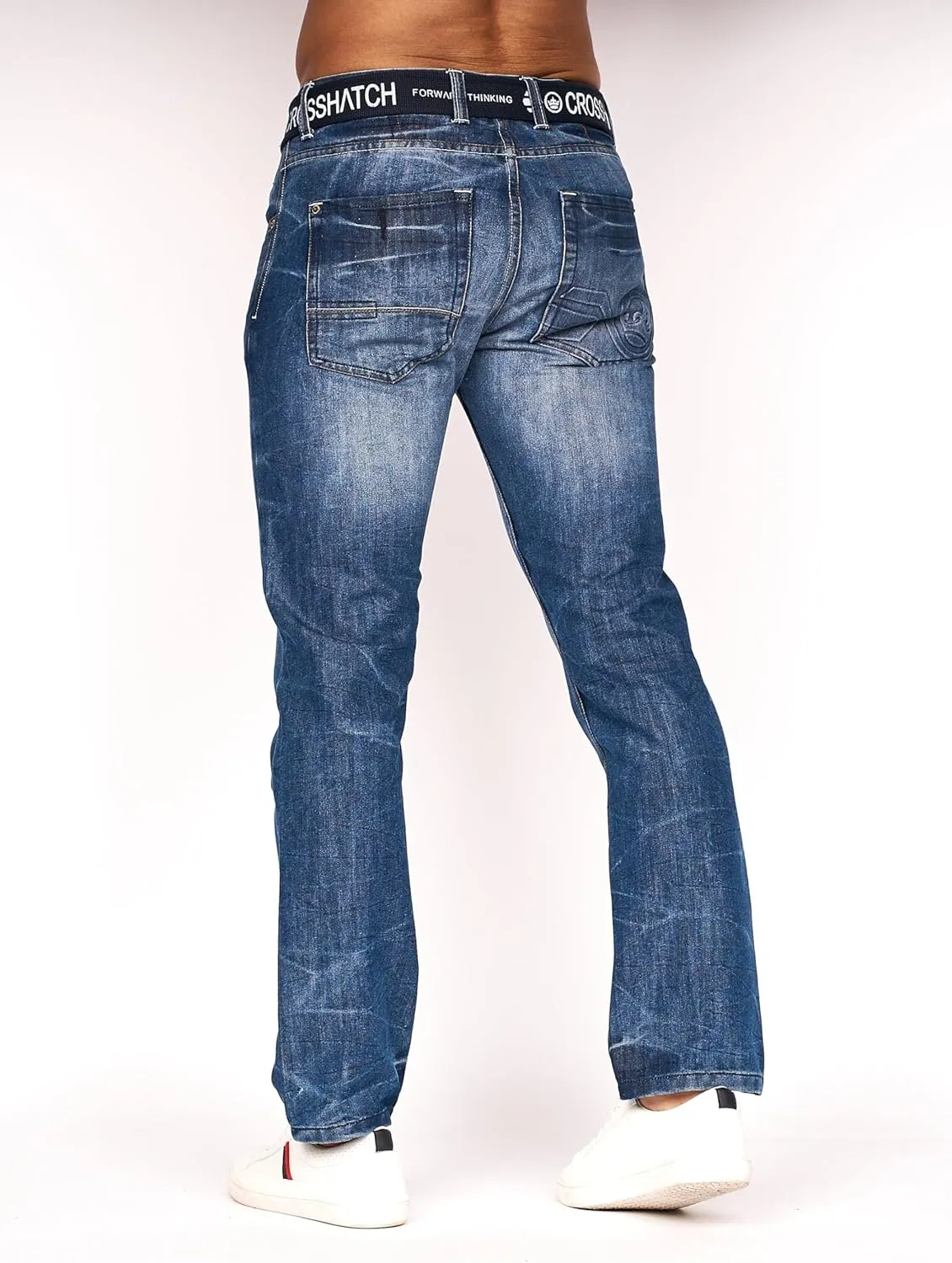 JeanBase Men's Straight Leg Straight Leg Jeans