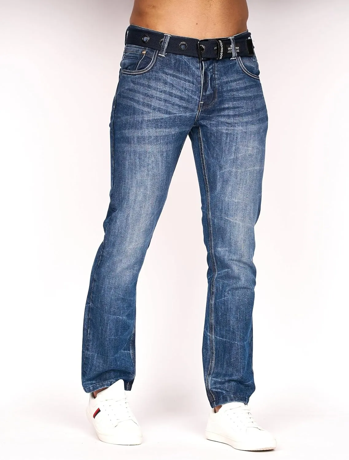JeanBase Men's Straight Leg Straight Leg Jeans