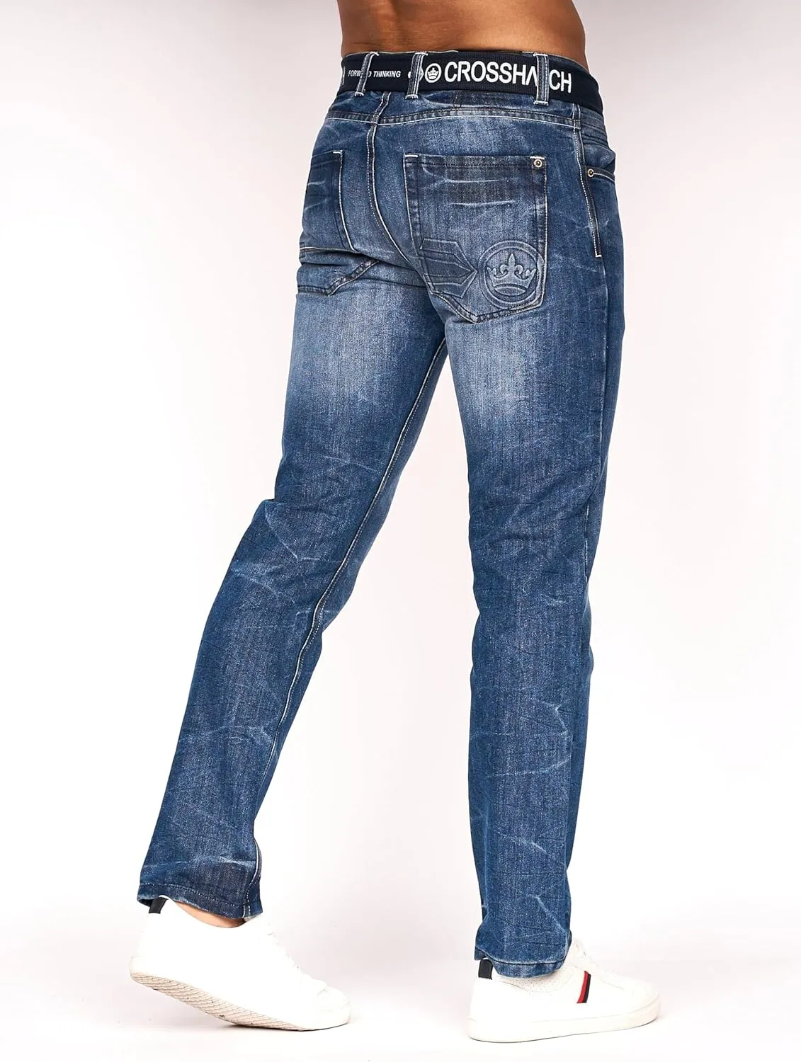 JeanBase Men's Straight Leg Straight Leg Jeans