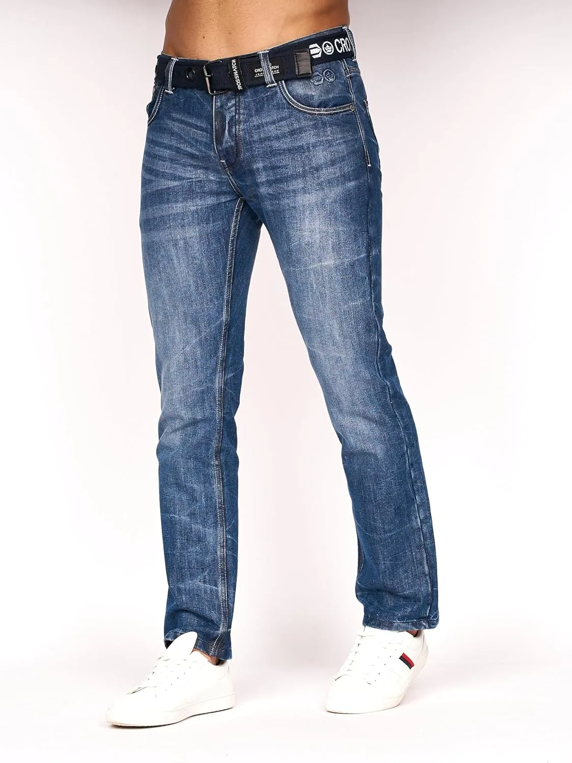 JeanBase Men's Straight Leg Straight Leg Jeans