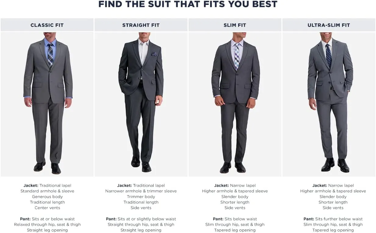J.M. Haggar Men's Premium Stretch Classic Fit Suit Separate Coat (Regular and Big & Tall Sizes)