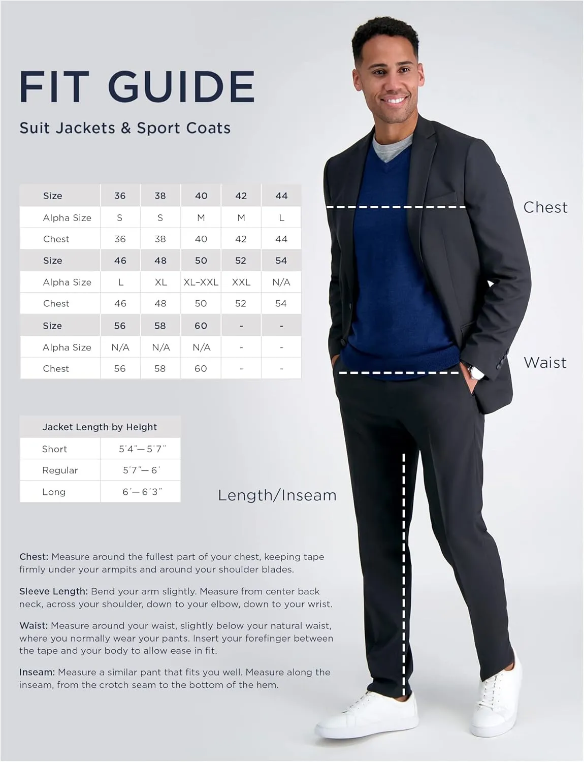 J.M. Haggar Men's Premium Stretch Classic Fit Suit Separate Coat (Regular and Big & Tall Sizes)