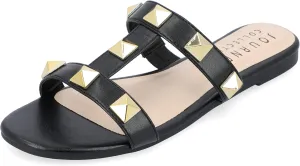 Journee Collection Womens KENDALL Faux Leather Almond toe Flatform Sandals