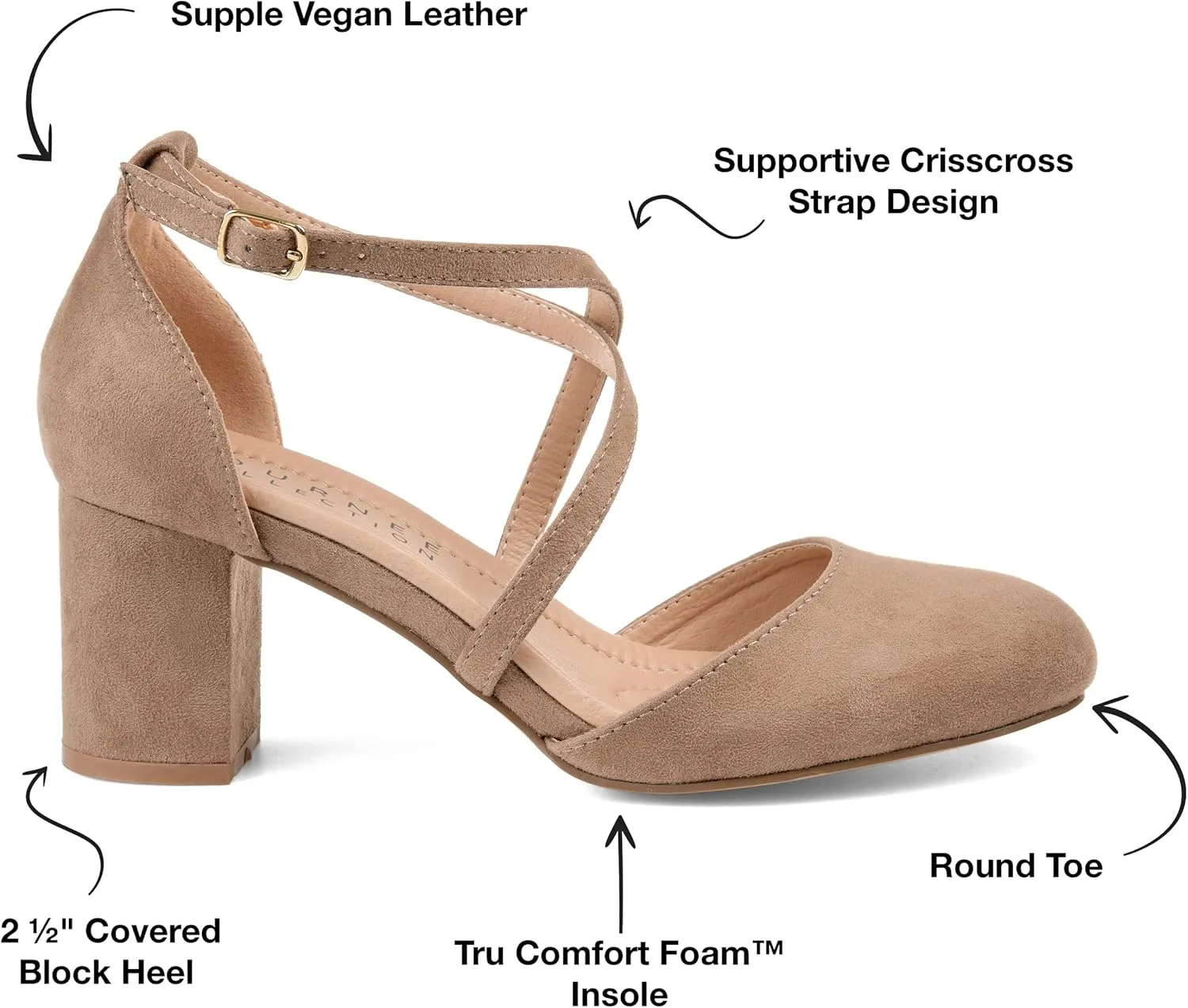 Journee Women's Comfort Foam Foster Pumps