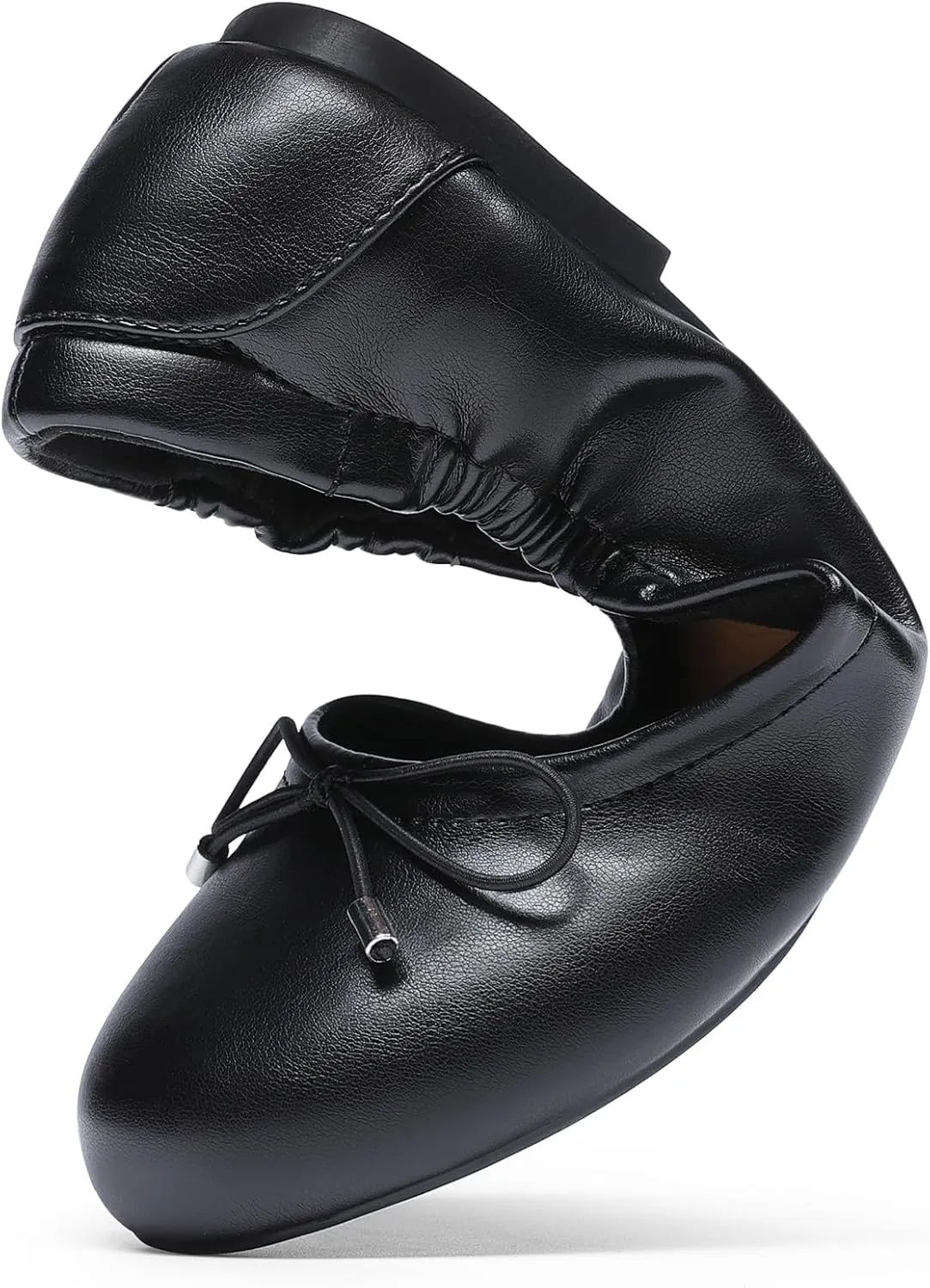 JustFab Womens Ballet Flats Shoes Foldable Round Toe Dress Shoes Comfortable Slip On Walking Flats Shoes Comfort Soft