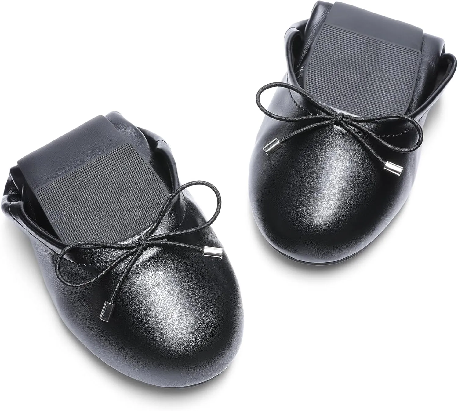 JustFab Womens Ballet Flats Shoes Foldable Round Toe Dress Shoes Comfortable Slip On Walking Flats Shoes Comfort Soft