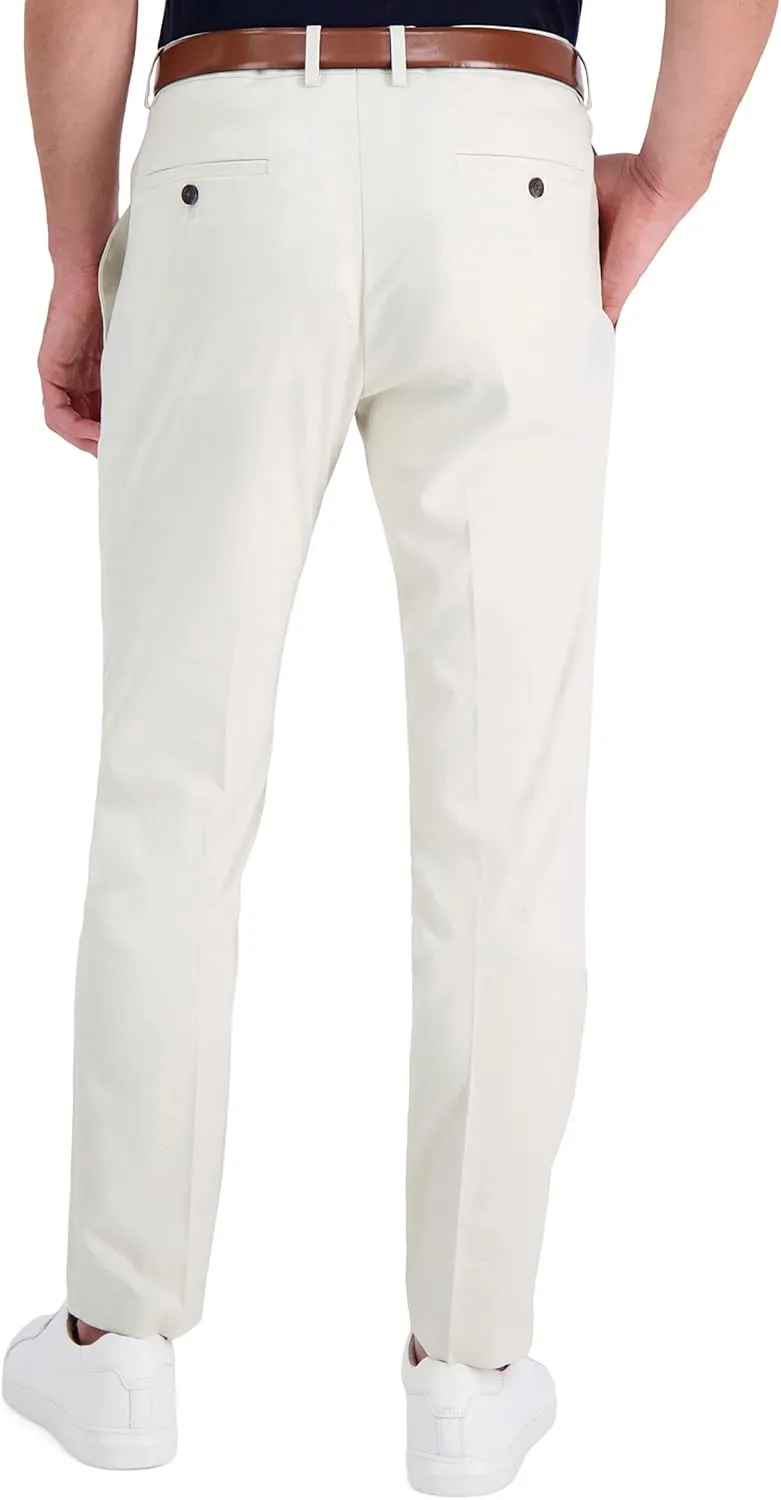 Kenneth Cole REACTION Men's Solid Performance Slim Fit Dress Pant