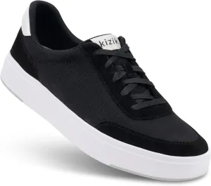 Kizik Shoes: Prague Comfortable Breathable Canvas and Suede Leather Slip On Sneakers, Convenient Hands Free | Casual for Men, Women and Elderly | Stylish Shoes for Everyday - Regular Width