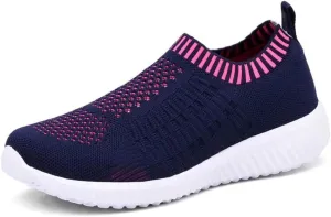 konhill Women's Slip On Walking Shoes Breathable Mesh Sneakers Work Casual Tennis Shoes