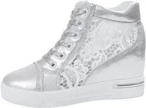 Leather Lace up Ankle Boots Ladies Fashion Thick Chucky Heel Leather Mesh Zip Lace up Fashion Cool Boots Lightweight