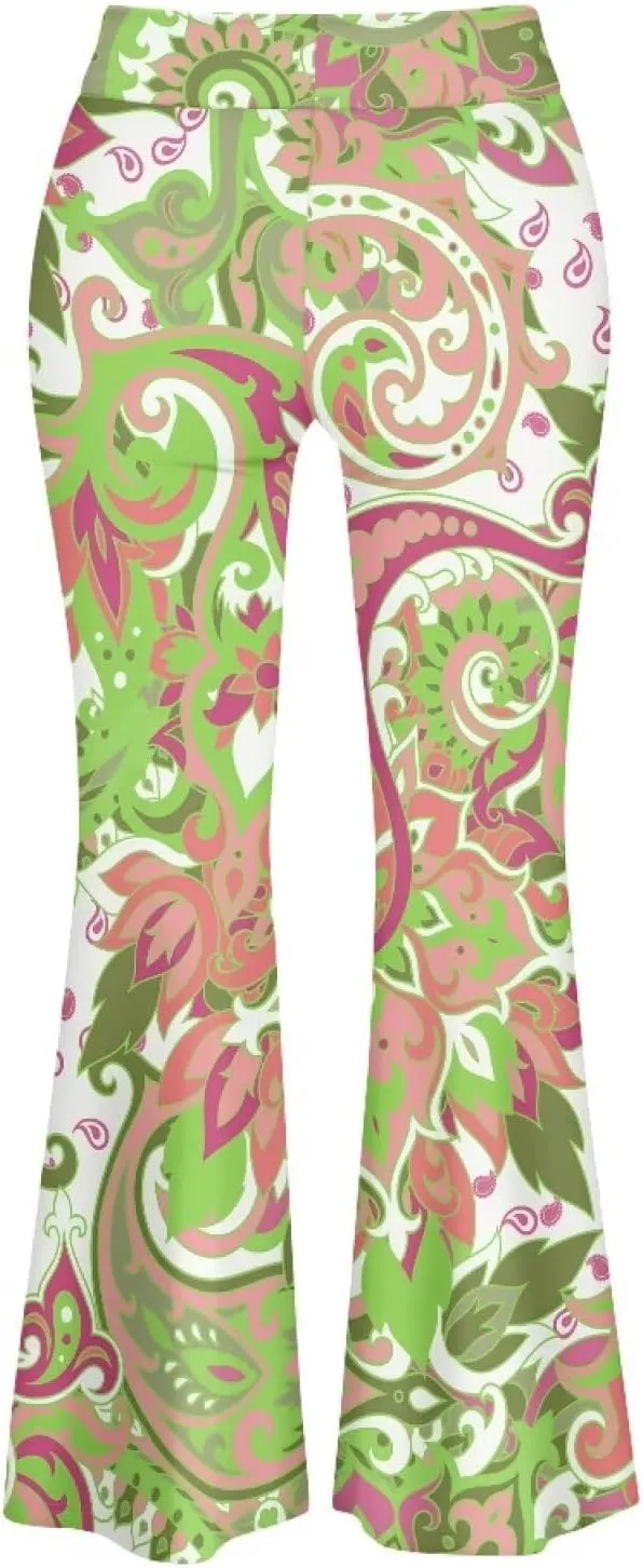 Leggings for Women Plus Size Yoga Pants, Buttery Soft Bell Bottom Palazzo, Skin-Friendly and Stretchy Slim-Fit