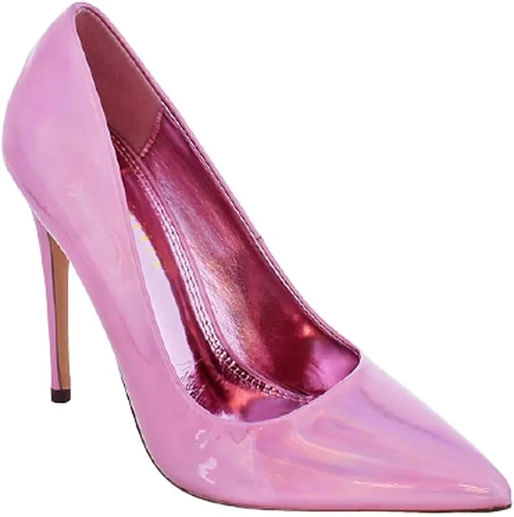 Liliana Kimye-3 Women's Sexy Stilettos Pointed Toe High Heels Pump Shoes Faux Suede Closure