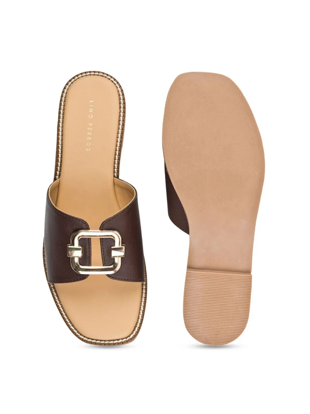 Lino Perros Women Open Toe Flats