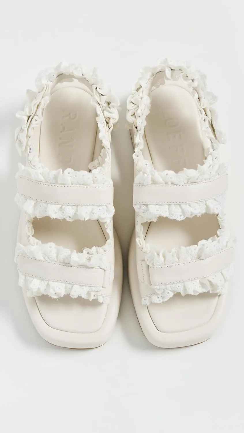 Loeffler Randall Women's Blaise Two Band Platform Sandals