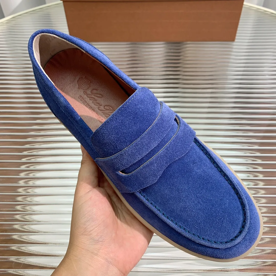 LP SUMMER WALK LOAFERS BLUE SUEDE