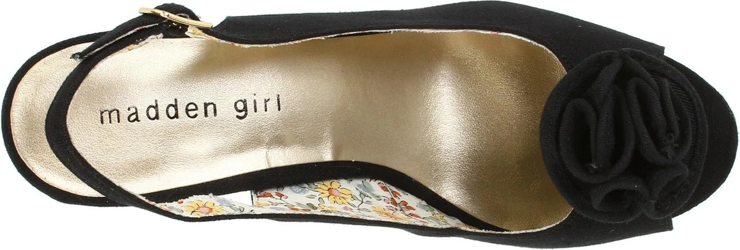 Madden Girl Women's Kiira Open-Toe Pump