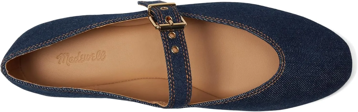 Madewell Women's Hera Grommet Mary Jane Flat