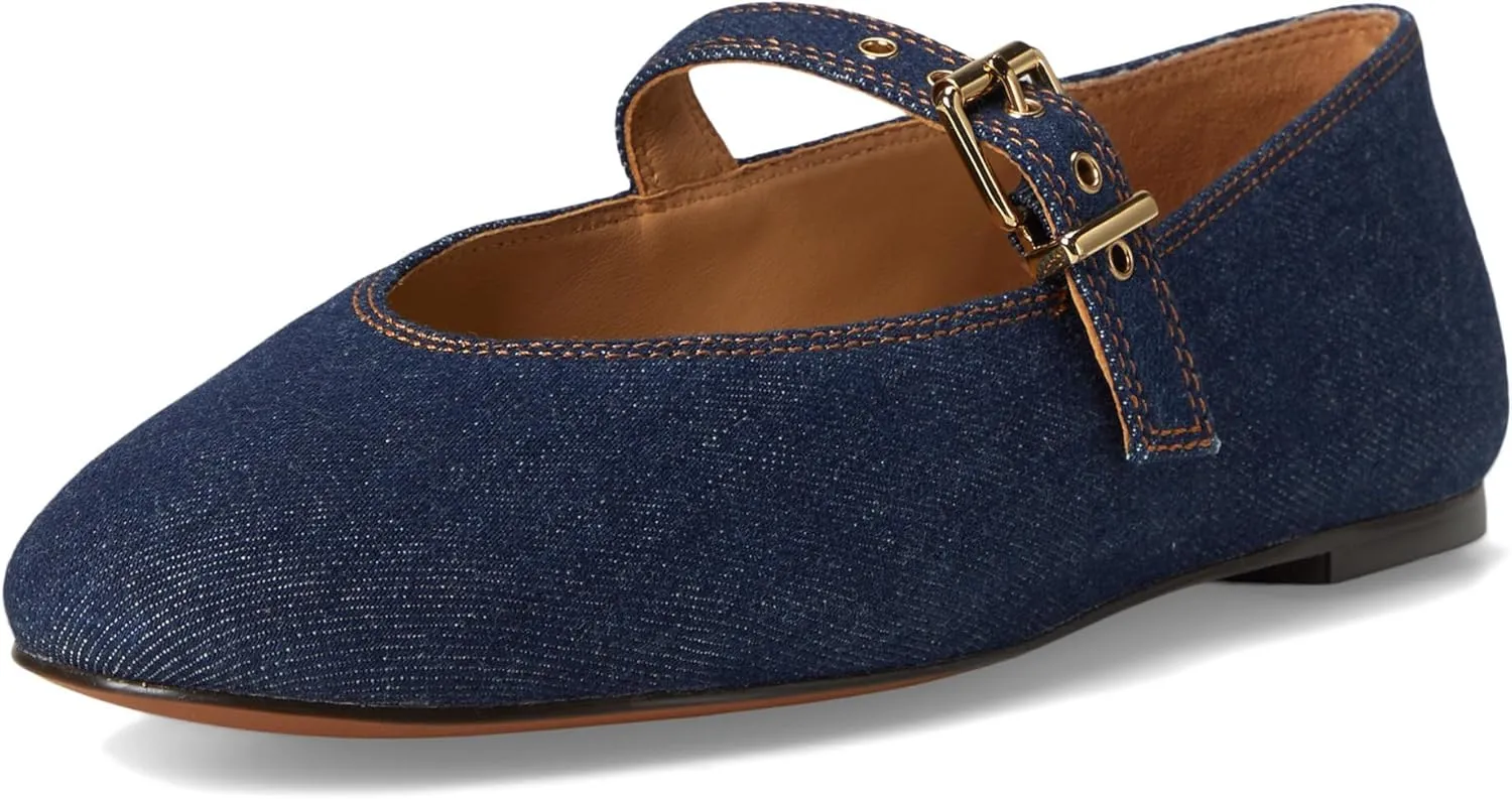 Madewell Women's Hera Grommet Mary Jane Flat