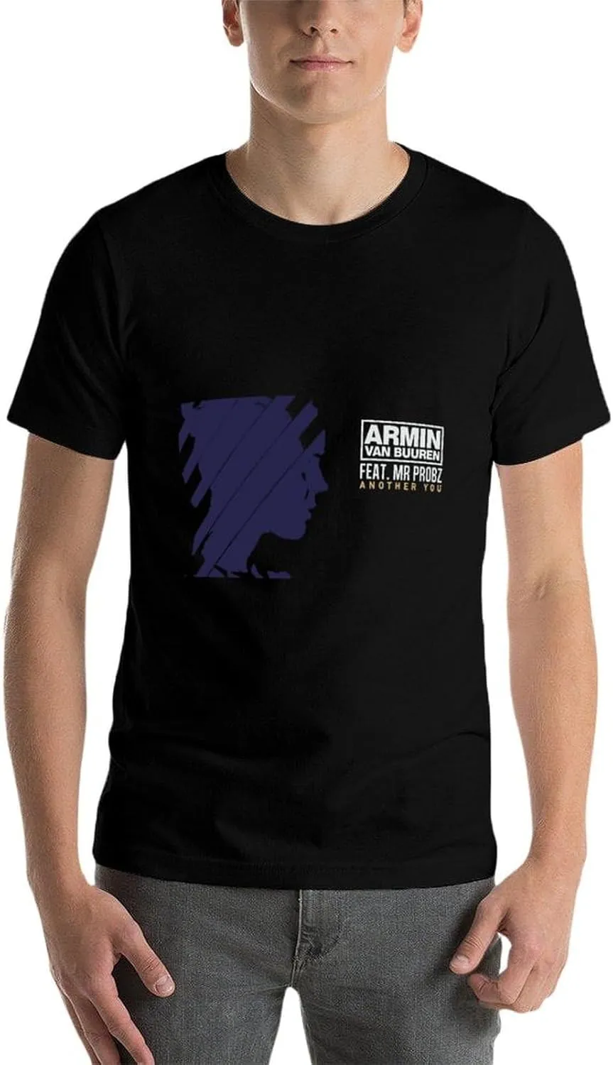 Men Music Fans T-Shirt Stylish Short-Sleeve Stretch-Cotton Shirt Adult
