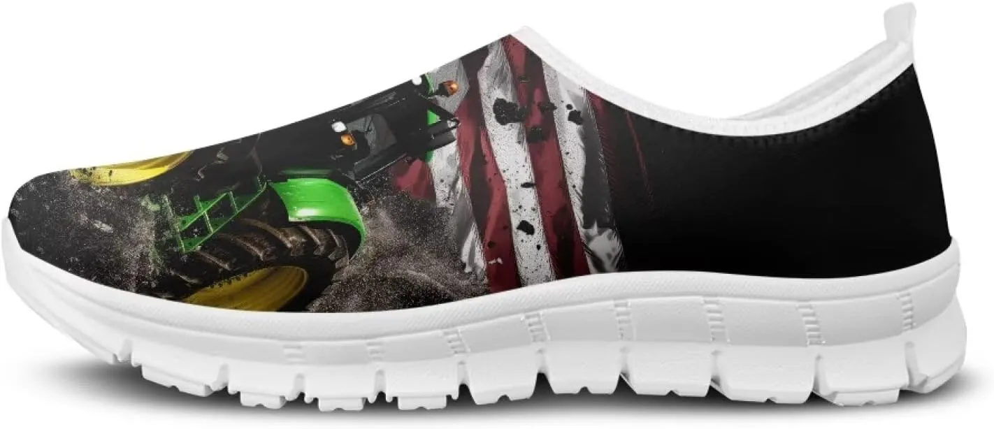 Men's Hands Free Slip-in Sneakers Soft Casual Loafers Walking Shoes Non Slip Outdoor Travel Sports Shoes White Sole Size 5-14