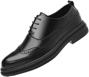 Mens Loafers Party Business Genuine Leather Platform Slip-on Oxfords Orthopedic Leather Shoes
