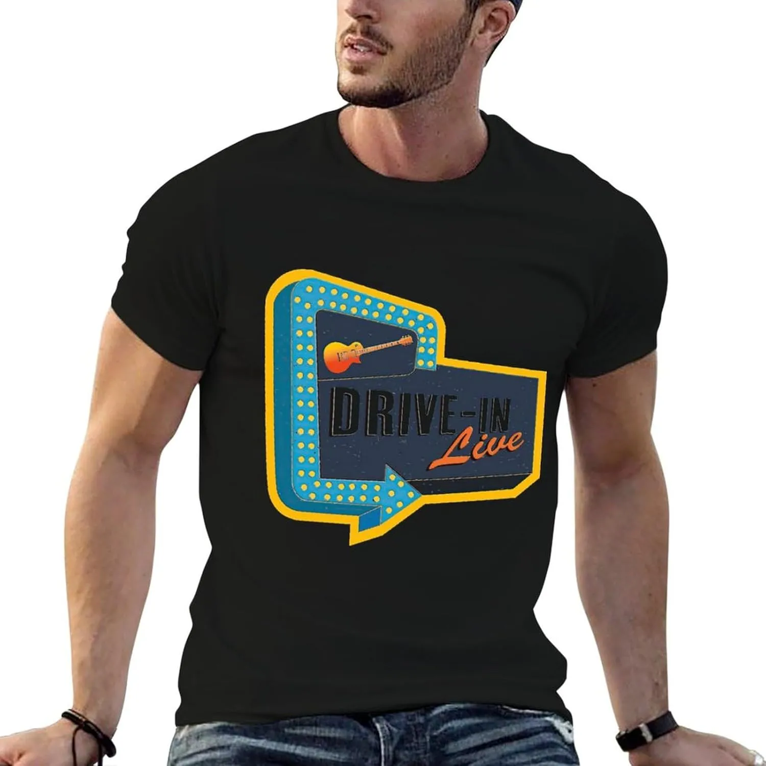Mens Music Fans T Shirt Funny Short-Sleeve Stretch-Cotton Shirts Unisex
