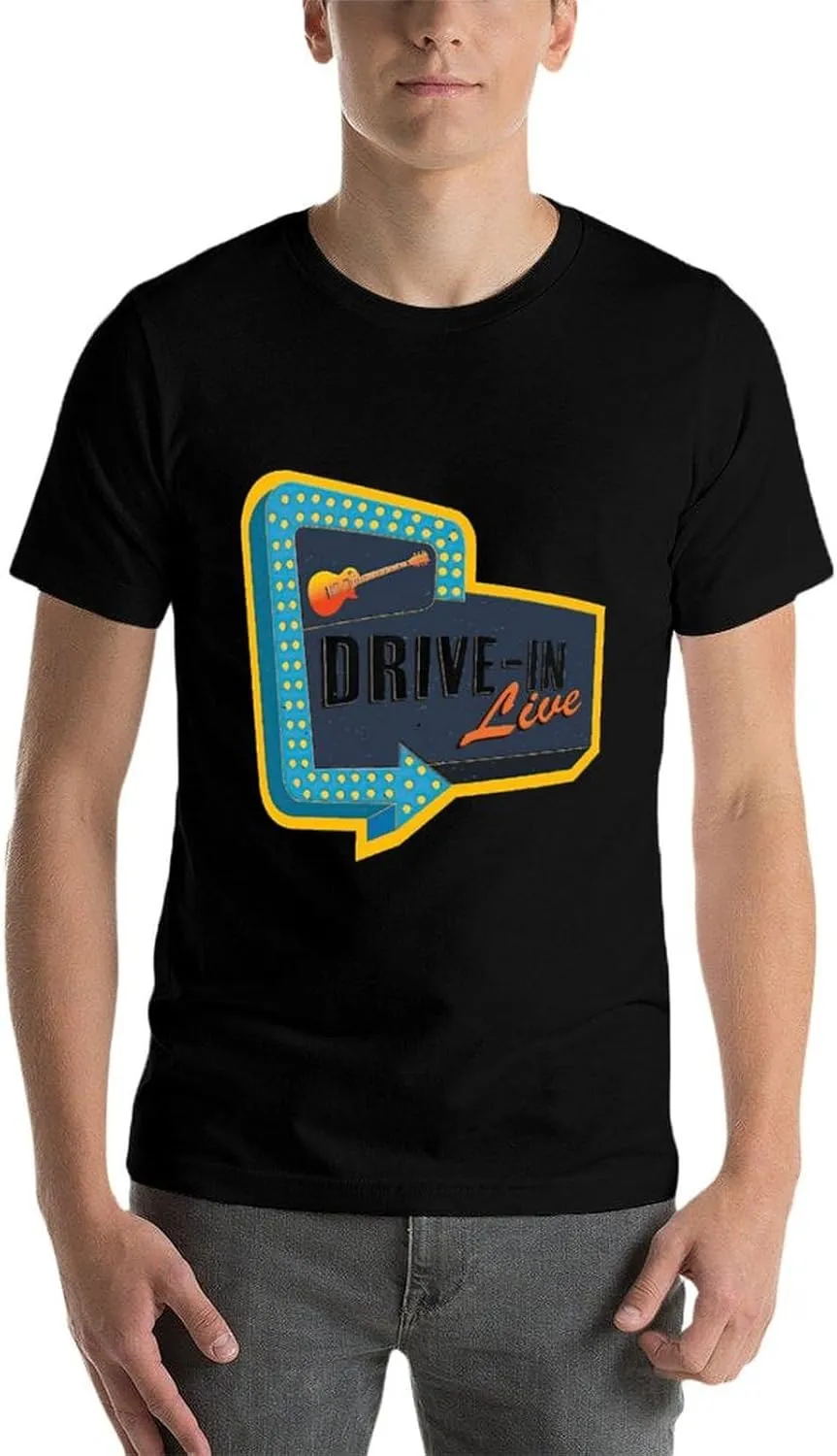 Mens Music Fans T Shirt Funny Short-Sleeve Stretch-Cotton Shirts Unisex