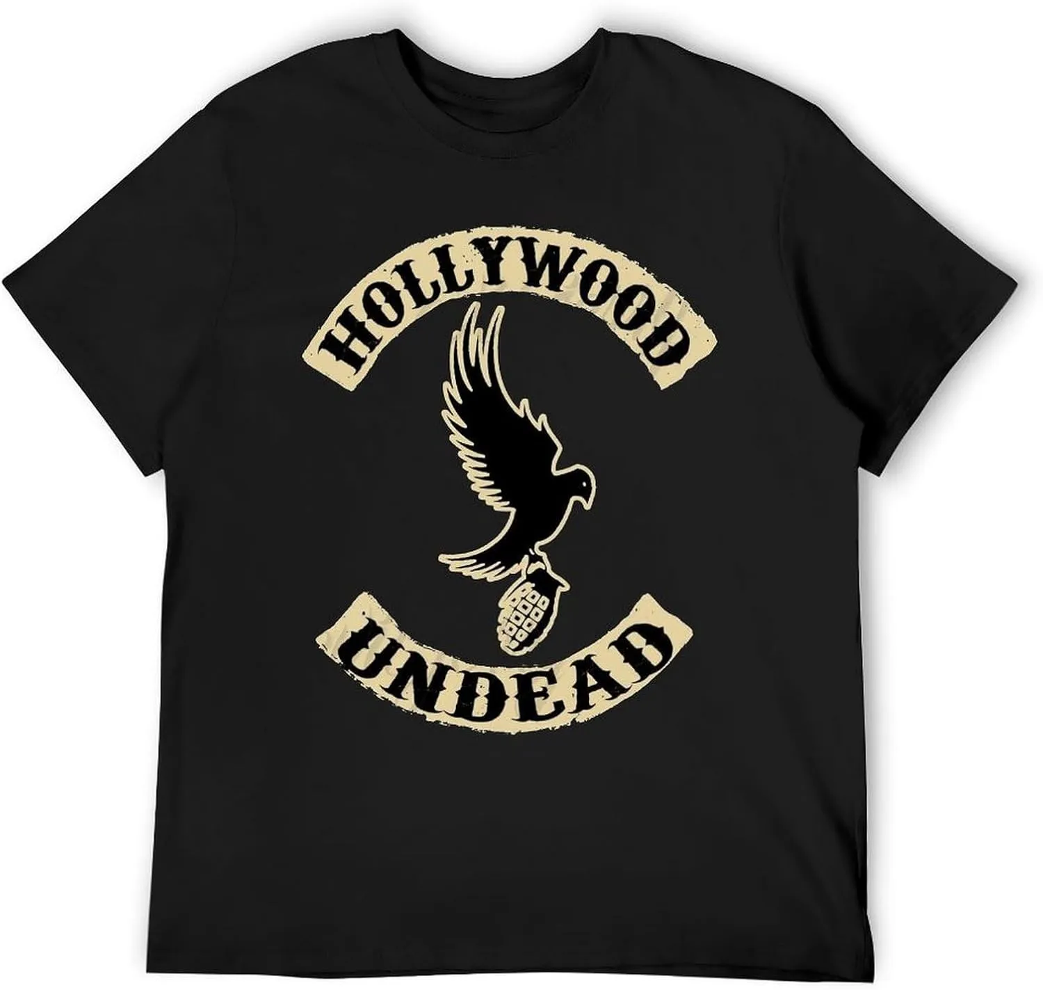 Mens Music Fans T-Shirts Funny Short Sleeve Stretch-Cotton Shirts Adults