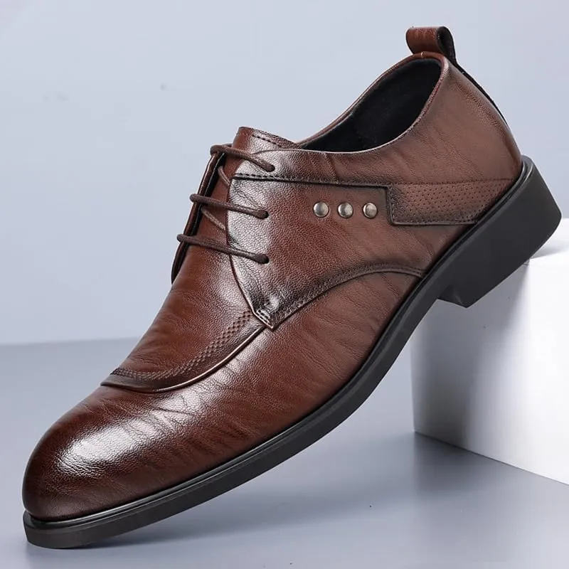 Mens Tuxedo Shoes Sport Lightweight Comfort Business Casual Oxford Shoes Comfortable Round Toe Lace Up Loafers