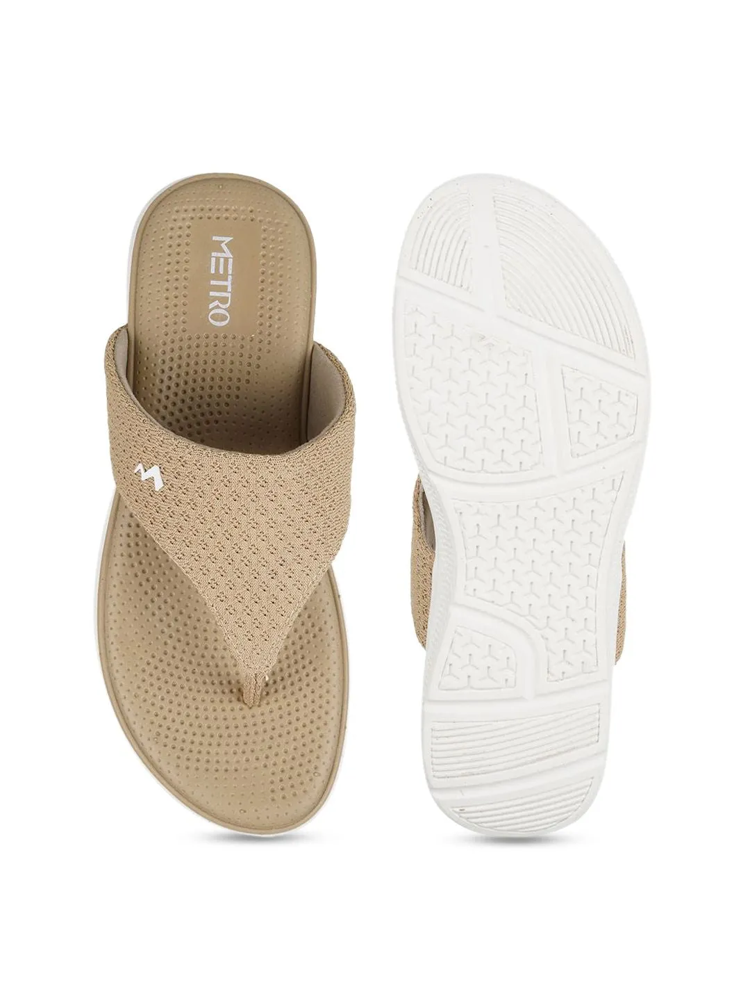 Metro Women T-Strap Flats