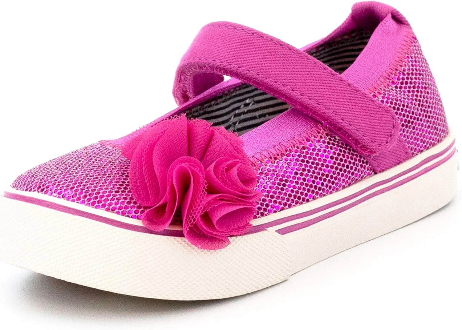 MORGAN & MILO Dazzle Mary Jane Shoes for Toddlers and Girls, Size 6 to 13
