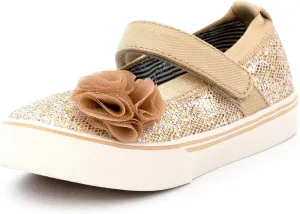 MORGAN & MILO Dazzle Mary Jane Shoes for Toddlers and Girls, Size 6 to 13
