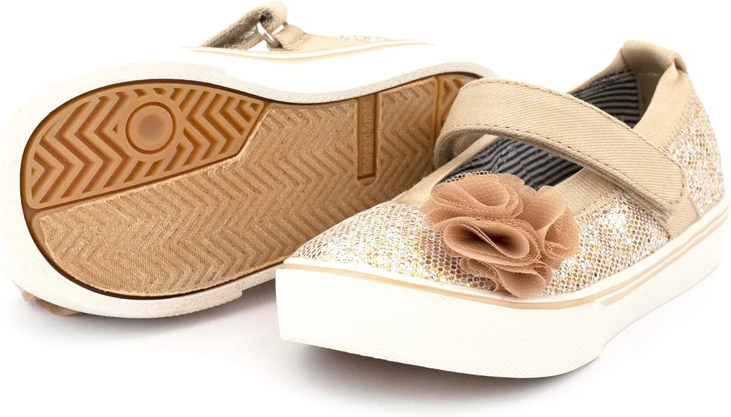 MORGAN & MILO Dazzle Mary Jane Shoes for Toddlers and Girls, Size 6 to 13