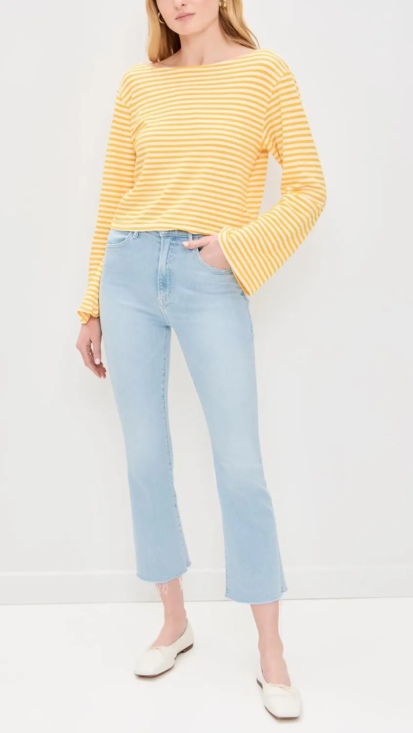 MOTHER Women's The Hustler Ankle Fray Jeans