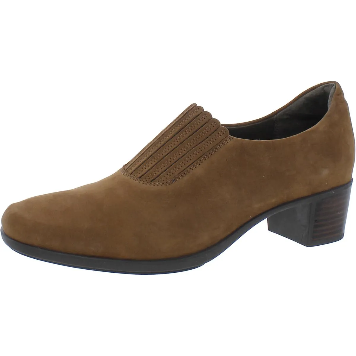 Munro Womens Amara Nubuck Slip On Loafers