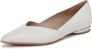 Naturalizer Womens Havana Ballet Flat Warm White Snake Print Leather 12 M