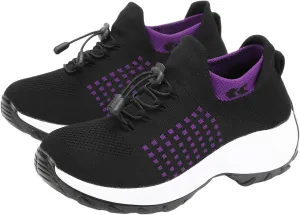 Orthopedic Shoes for Women, Comfort Wear Orthowear Shoes for Women & Men Ortho Stretch Cushion Shoe Nurse Comfortable Plantar Fasciitis Lightweight Walking Sneakers