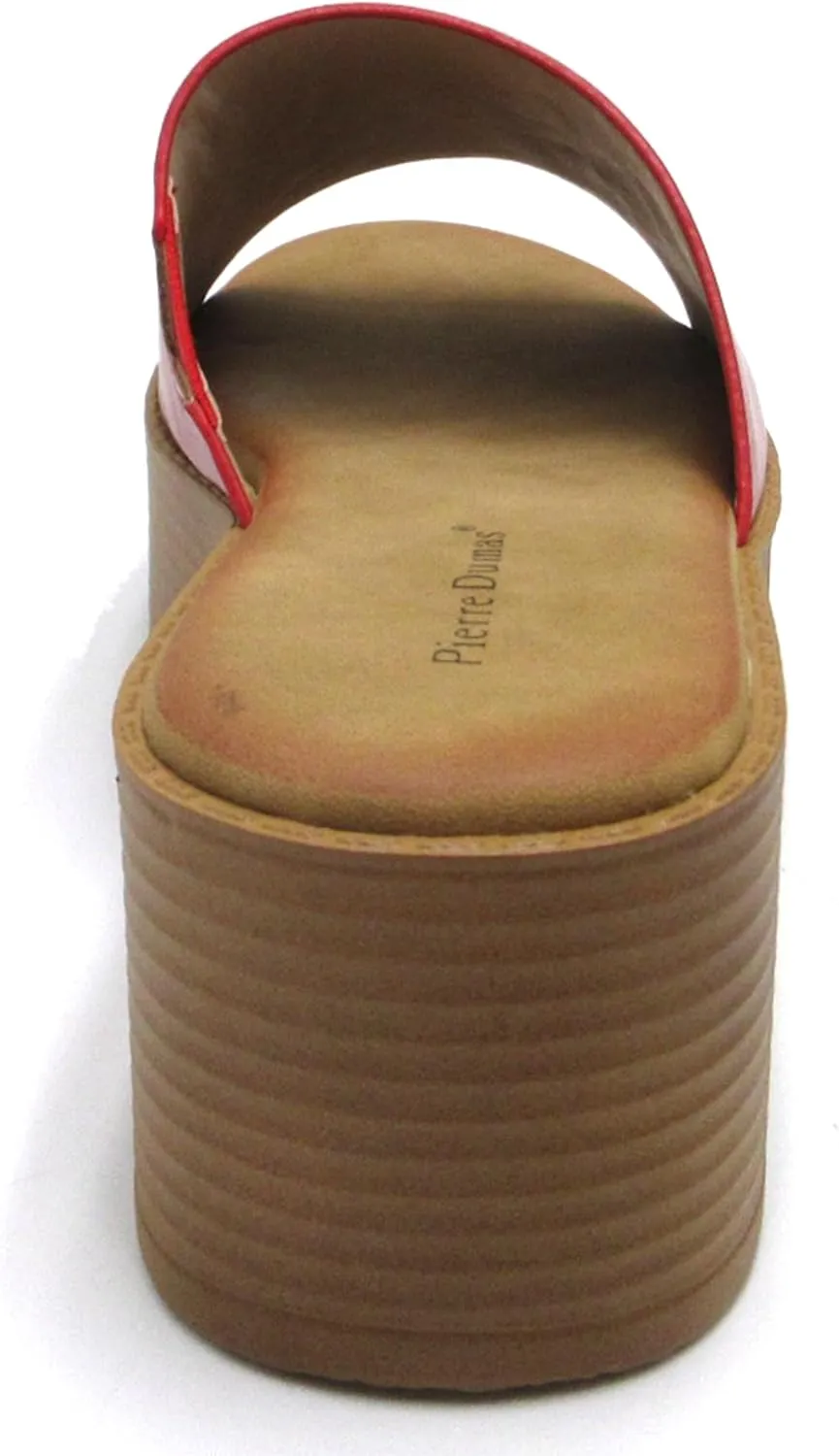 Pierre Dumas Women's Aster-1 Platform Slide Sandals for Women