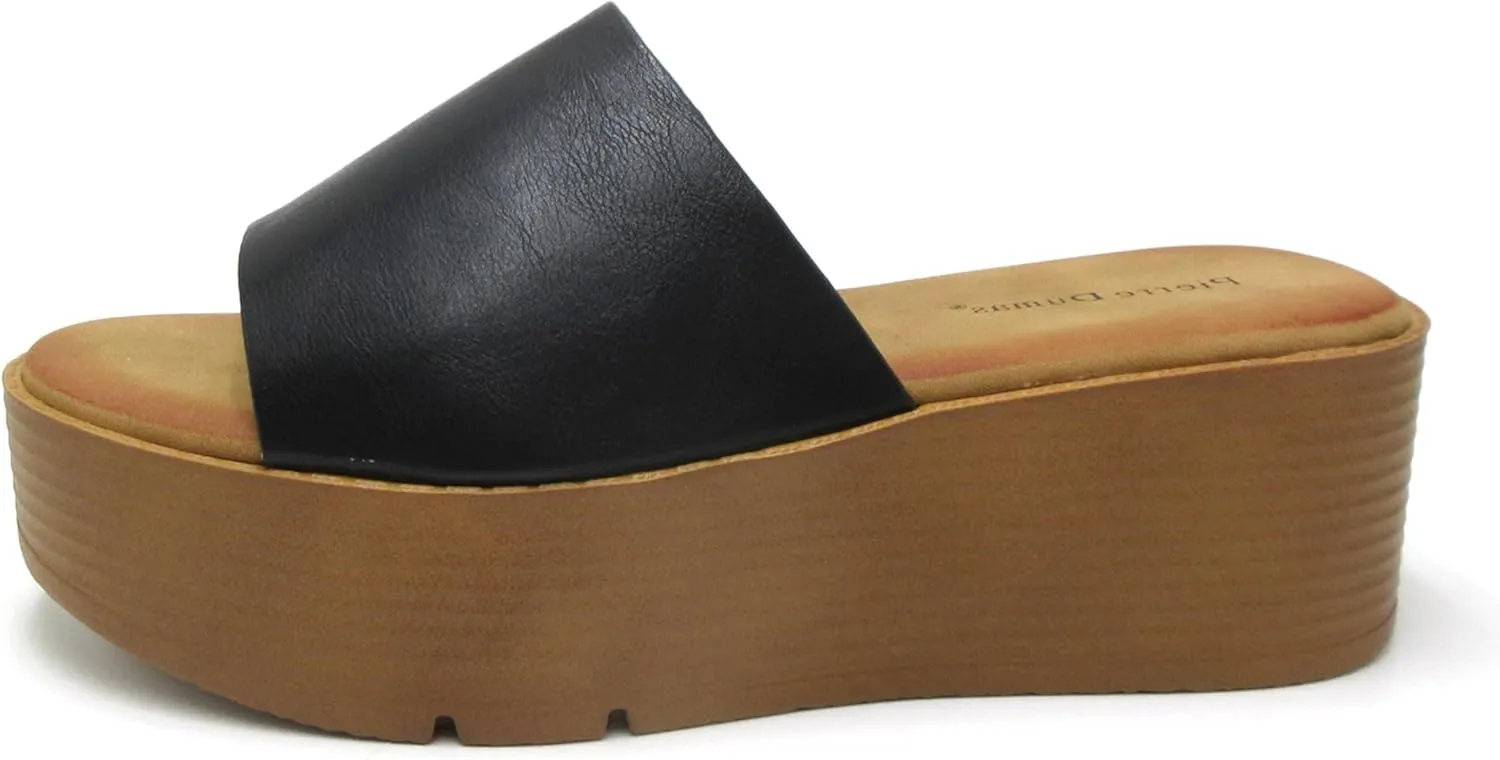 Pierre Dumas Women's Aster-1 Platform Slide Sandals for Women