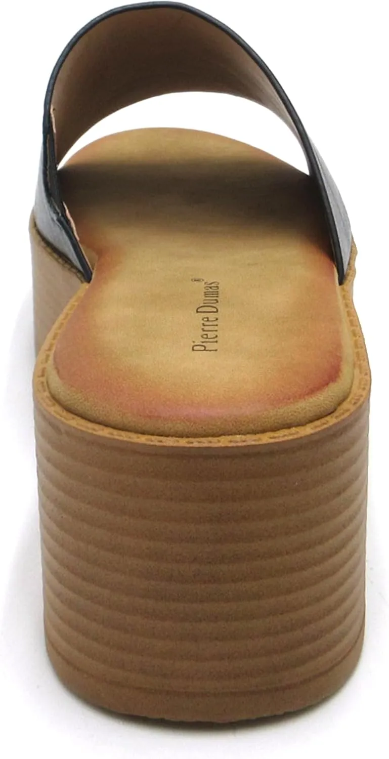 Pierre Dumas Women's Aster-1 Platform Slide Sandals for Women