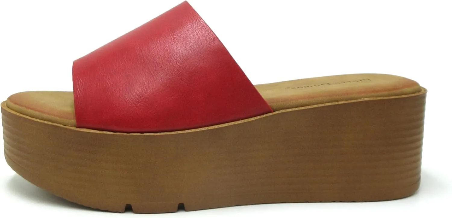 Pierre Dumas Women's Aster-1 Platform Slide Sandals for Women