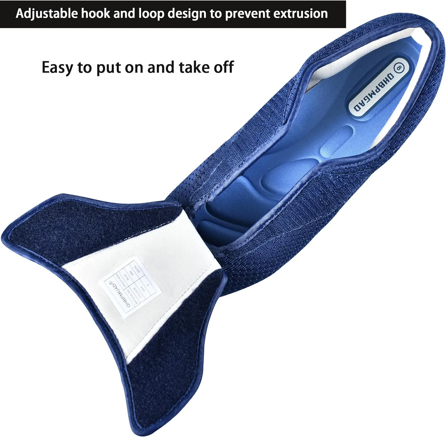 QHBPMGAD Mens Diabetic Shoes for Men Extra Wide Slip on Shoes for Swollen Feet Adjustable Hook and Loop Closure Anti-Slip Breathable Edema Walking Shoes