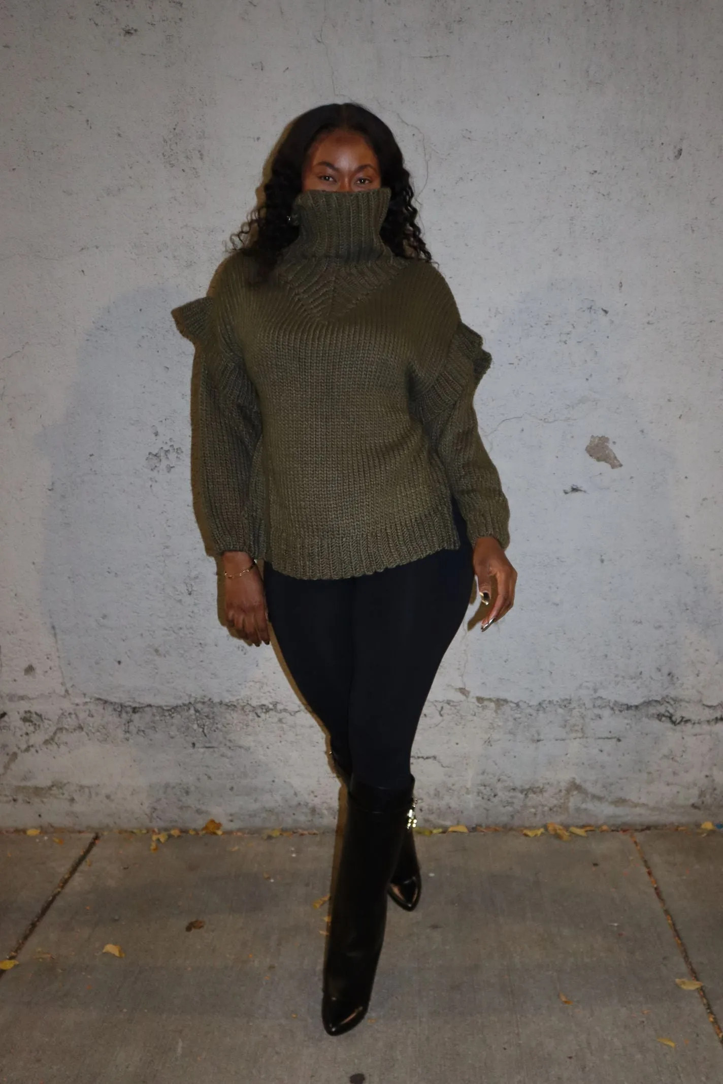 "THRU THICK & THICK" SWEATER