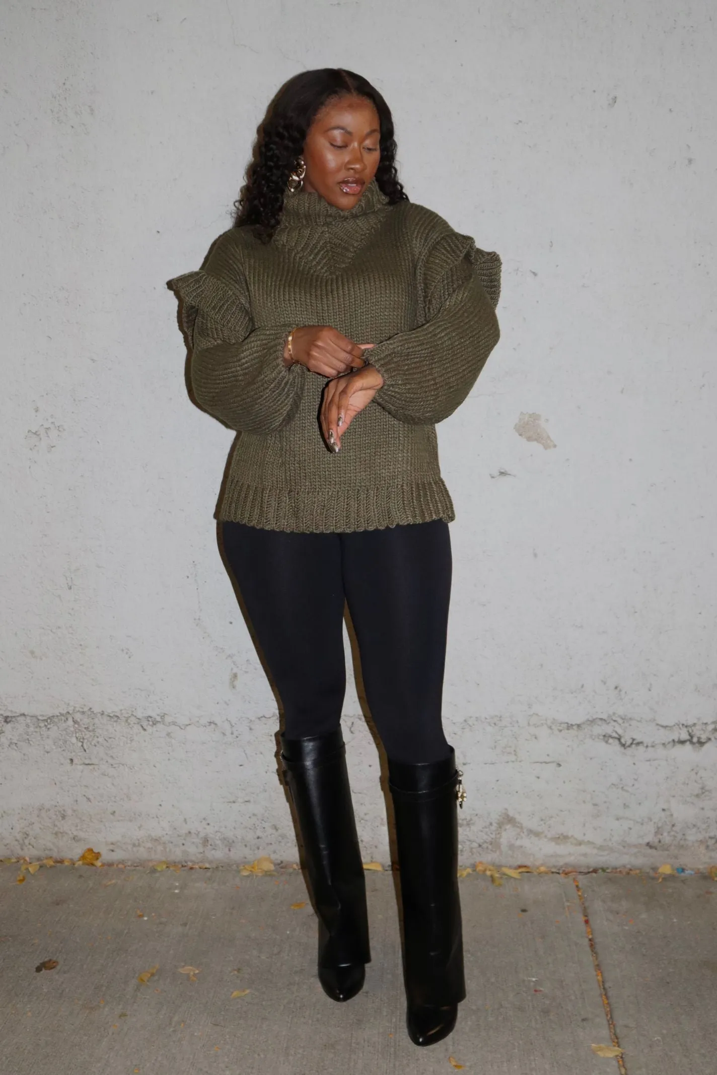"THRU THICK & THICK" SWEATER