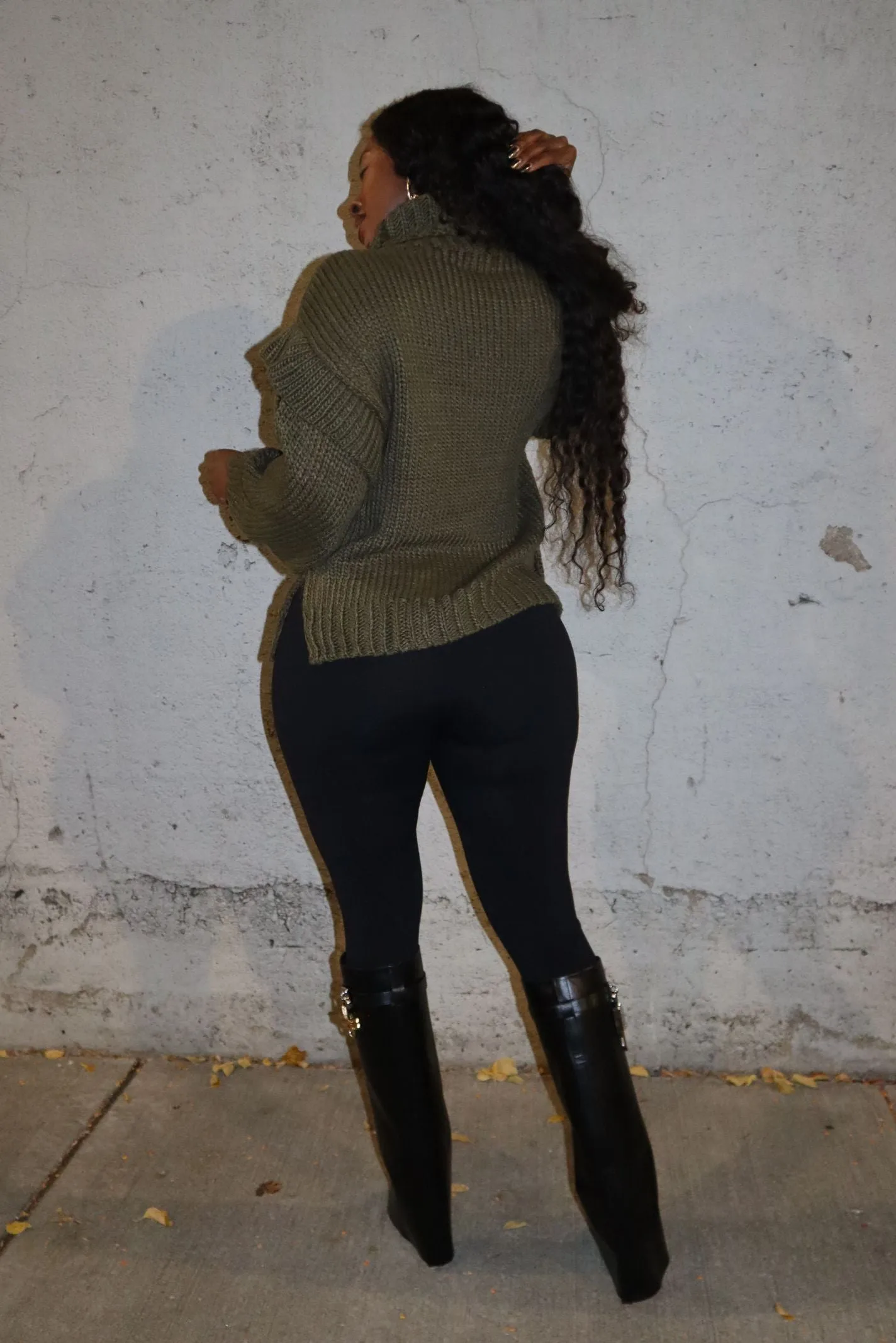 "THRU THICK & THICK" SWEATER