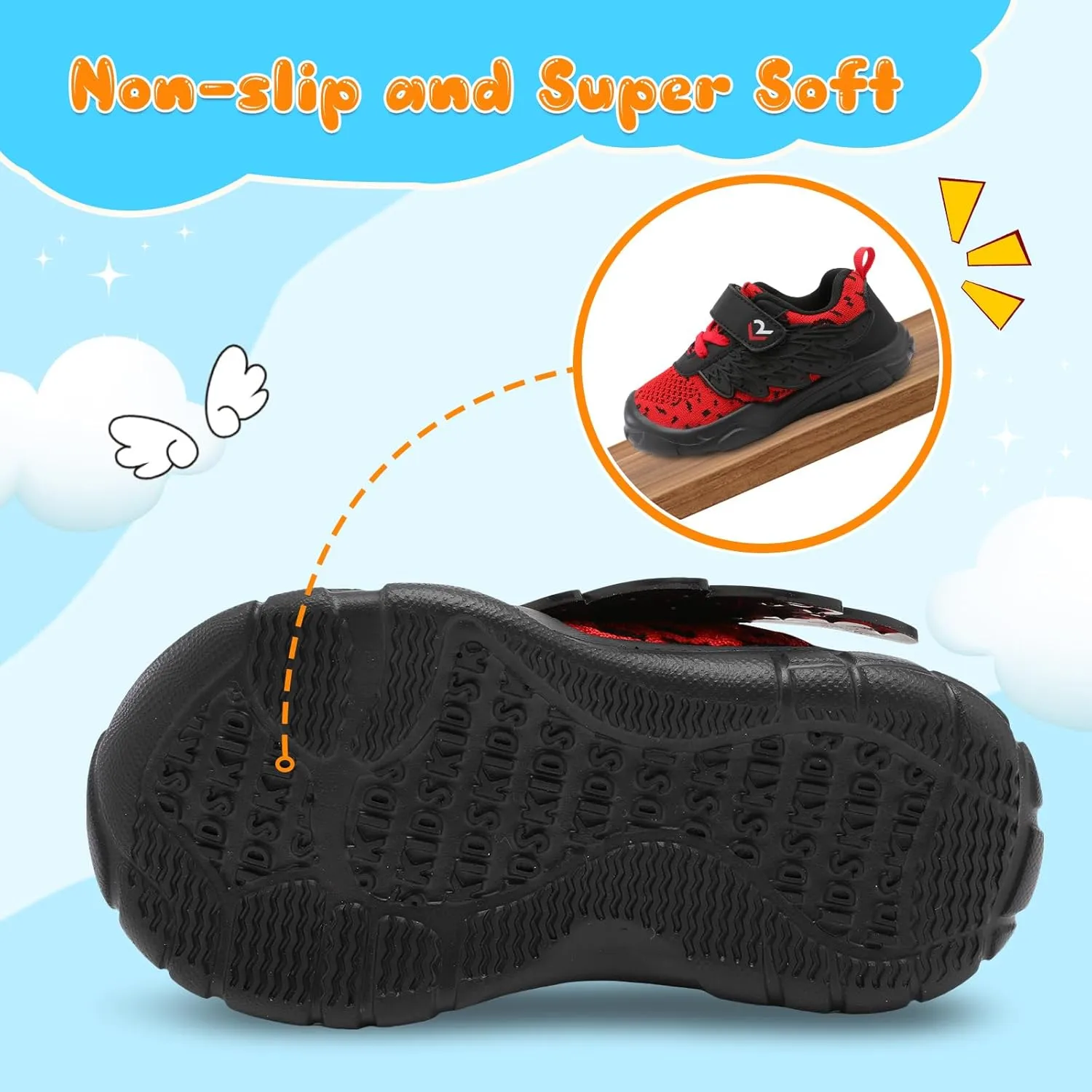relxfeet Toddler Boys Girls Shoes Wide Toe Box Barefoot Sneakers Fashion Lightweight Breathable Tennis Walking Shoes